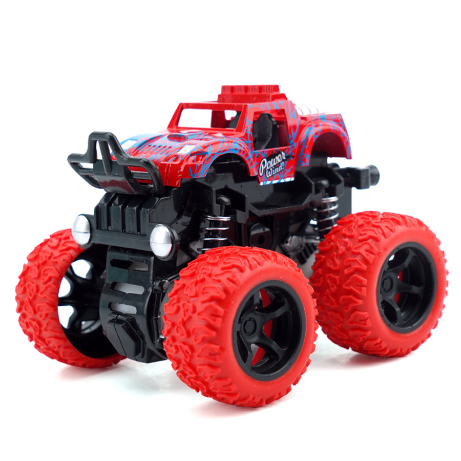 Pull Back Speed OFF-ROAD Monster Trucks for kids Cars Toys Cartoon Vehicles Baby four wheel drive Boys Super Cars Blaze Children Gift Toys - Car Toy