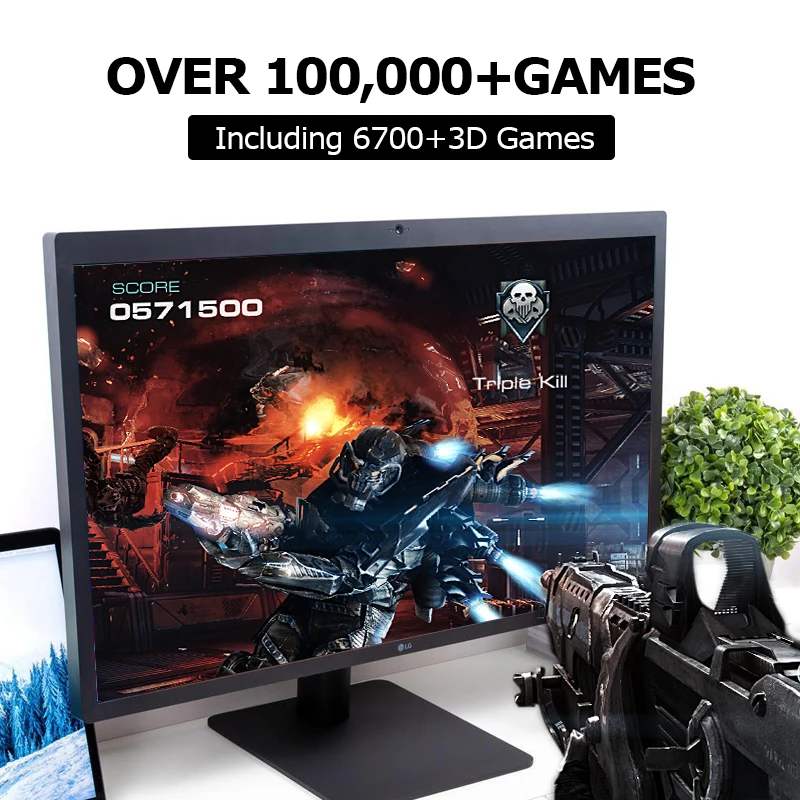 Hyperspin HDD WIth 100000 Retro Game For PS4/PS3/PS2/Wii/Wiiu/SS/PSP/N64 External Portable Hard Drive Disk for Win PC/Laptop. 