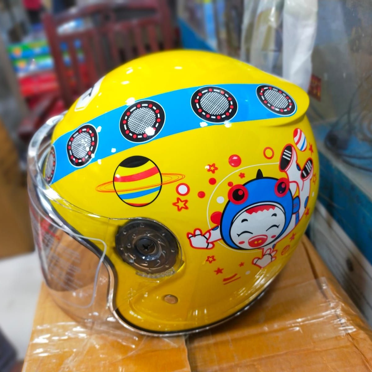 SKT Baby Dot Certified helmet 4year To 8years Different Colors