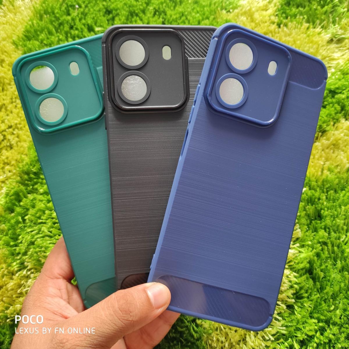 For Lava Benco S1 Silicone Back Cover With Carbon Fiber Texture Bencos1 S 1 s1back Part