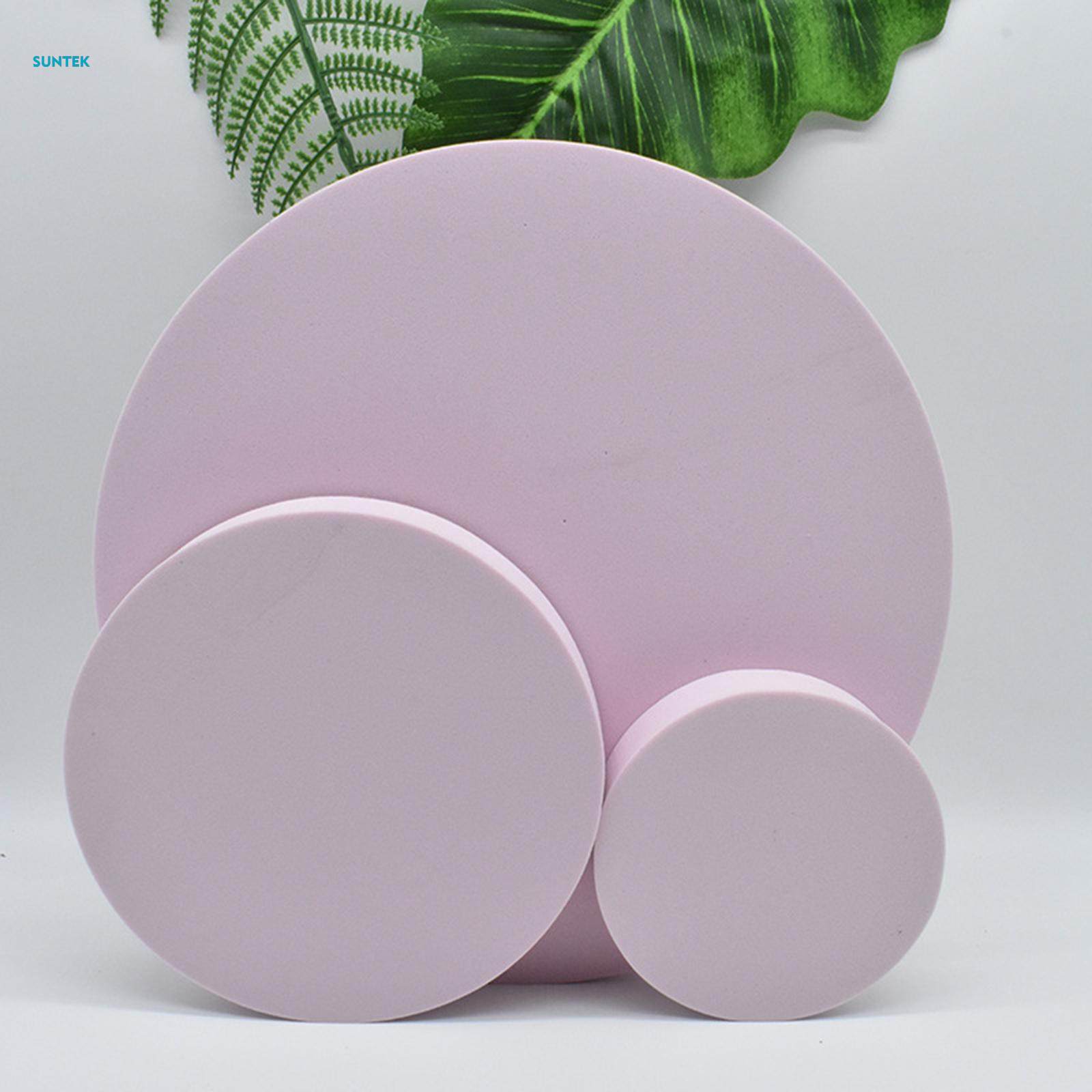 3x Product Photography Props Round Product Background Table Top Set Photoshoot for Goods. 