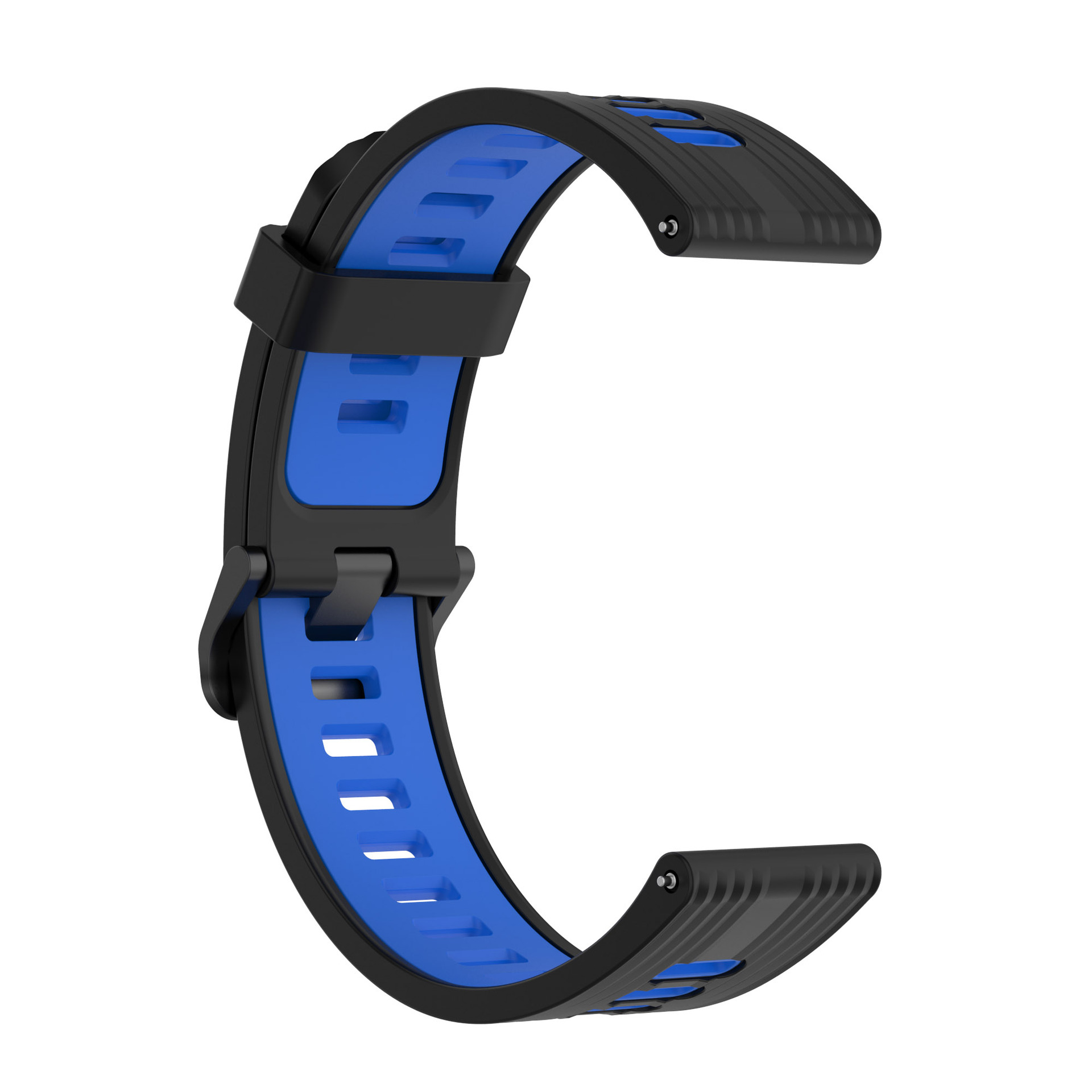 Applicable to Huami GTR4/3 Striped Strap amazfit GTS3 Running Strap Jiaming Two-Color Silicone Strap. 