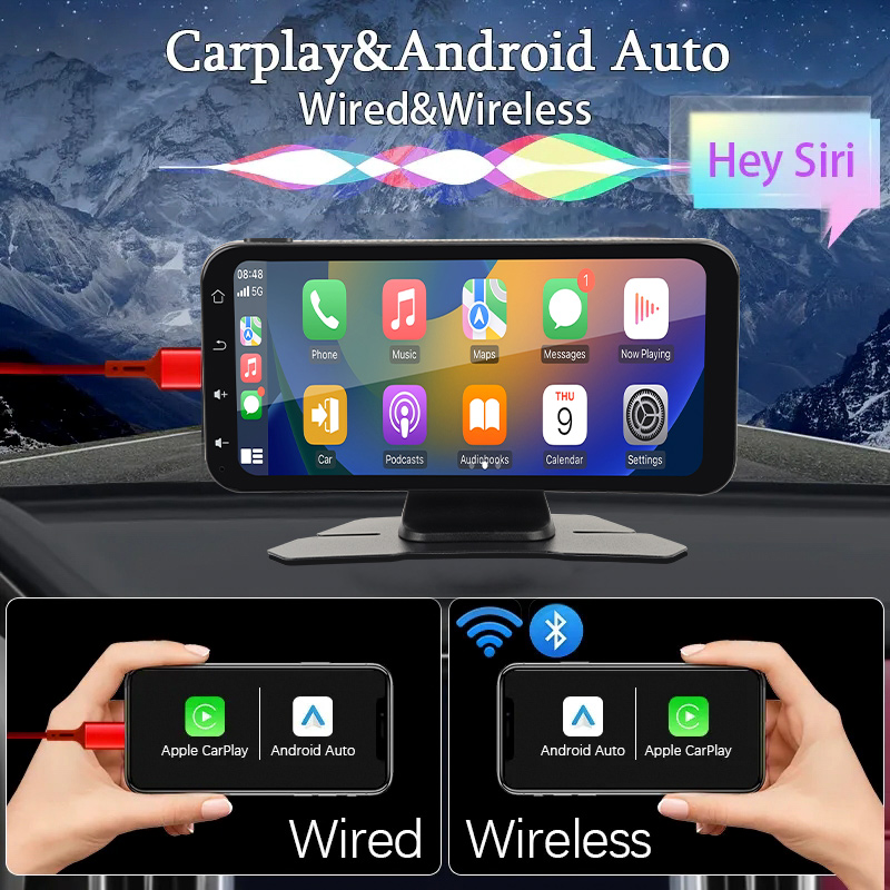 JIUYIN Universal Car Radio Multimedia Navigation Wireless Carplay Apple Android Auto 6.25“ Touch Screen Bluetooth Music Player. 