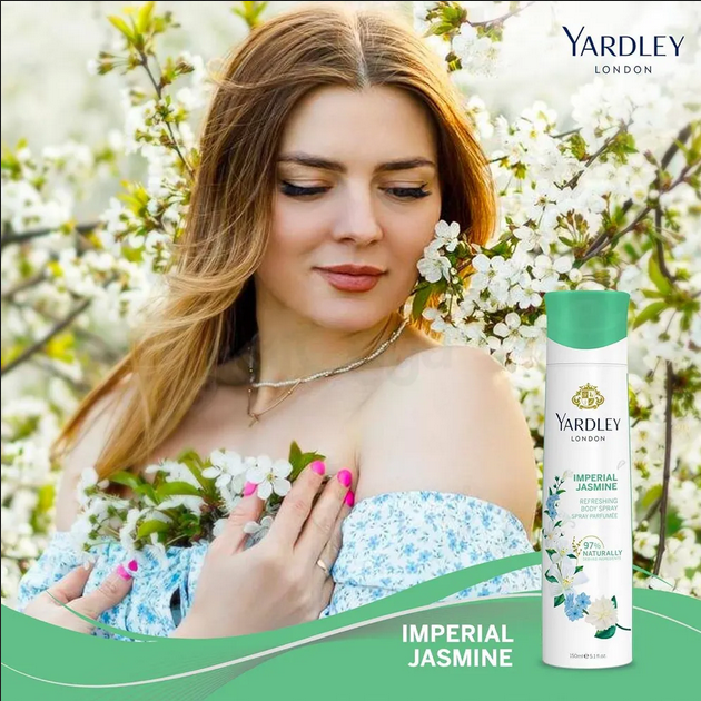 Yardley London Body Spray Imperial Jasmine-150ml