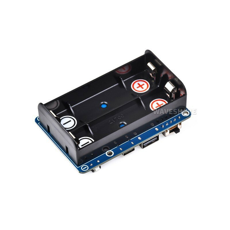 Raspberry Pi UPS HAT D 21700 Battery 5V Connection. 