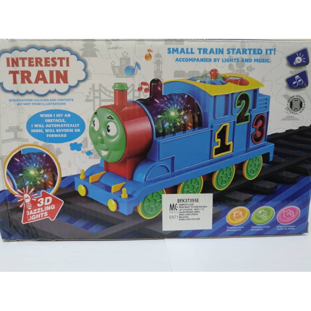 Thomas & Friend 3D Dazzling Light Playing Train. 