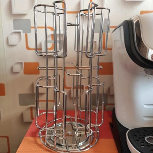 Promotion! Simple Style Rotating Capsule Coffee Pods Holder Storage Rack For 64 Tassimo Capsules|Coffeeware Sets. 