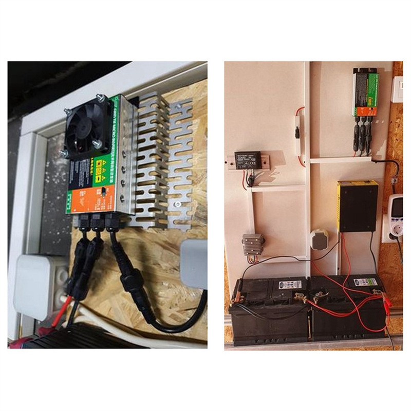 Mini Solar Inverter 150W MPPT DC 18-30V to AC 110V Mini on Grid Inverter for Home MPPT Solar. 