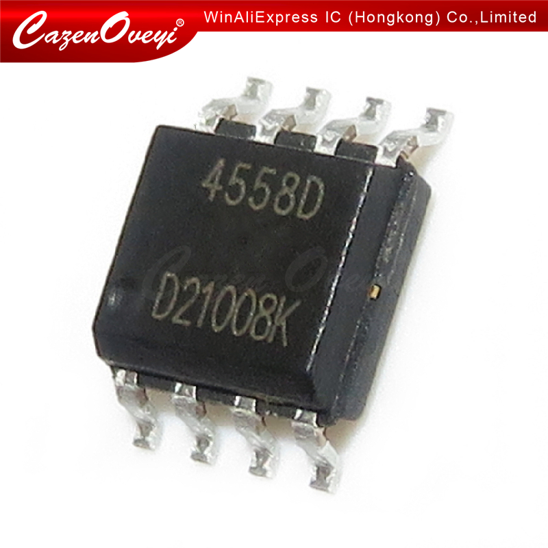 10pcs/lot UTC4558 JRC4558 PJ4558 SM4558 LM4558 F4558 4558D SOP-8 In Stock. 