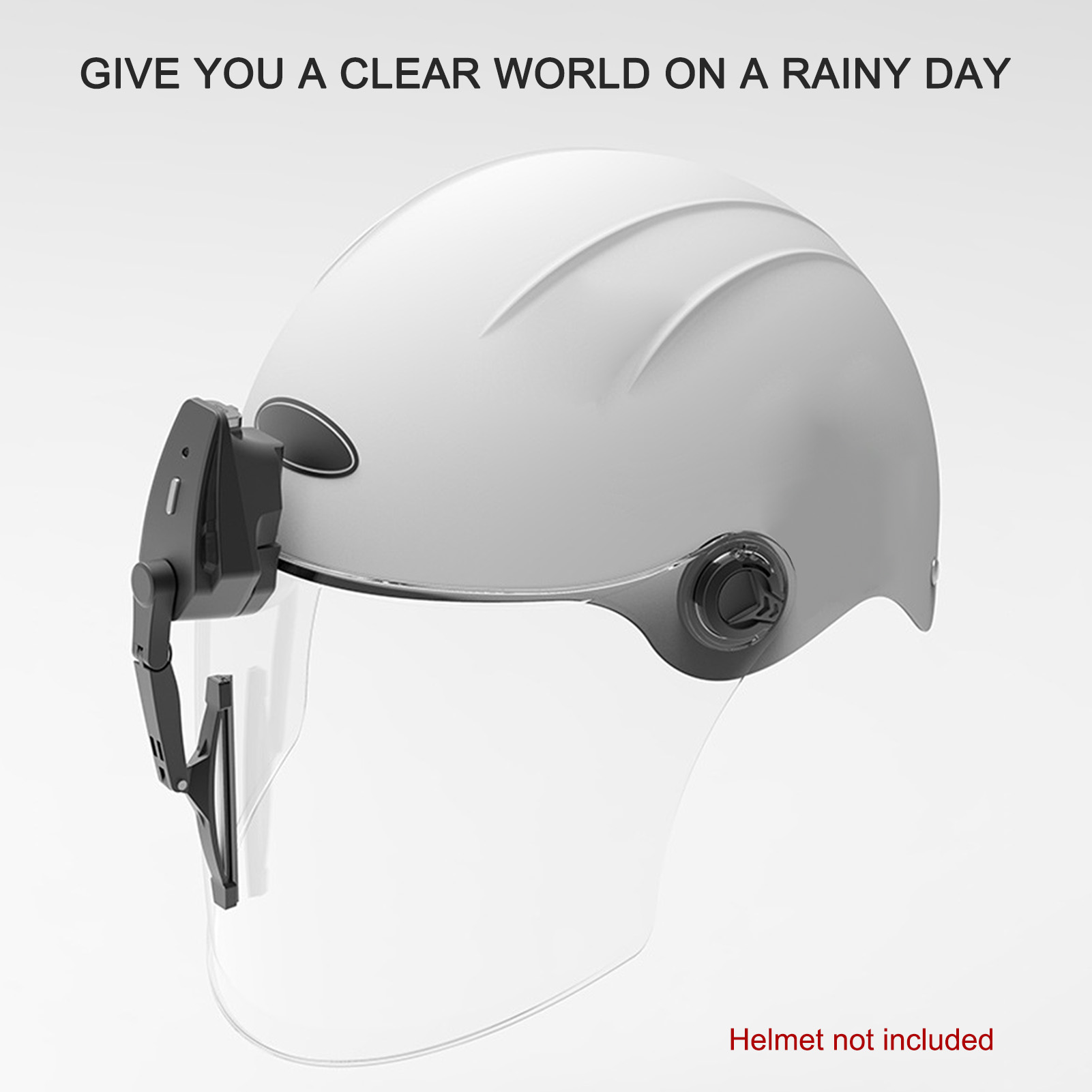 Universal motorcycle helmet electric wiper Motor helmet windshield wiper Compatible with most visor. 