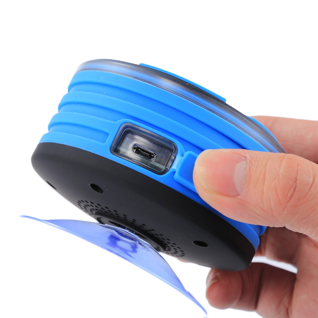 (New)F013 Mini Portable IPX7 Waterproof Bluetooth V4.0 Stereo Speaker MP3 Player with Colorful LED Light y Suction Cup, Built-in Mic, Support FM Radio, Bluetooth Distance: 10m. 