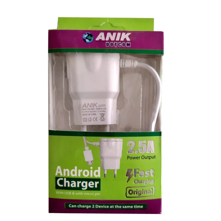 Anik Dotcom super fast charger for Android & Button phone