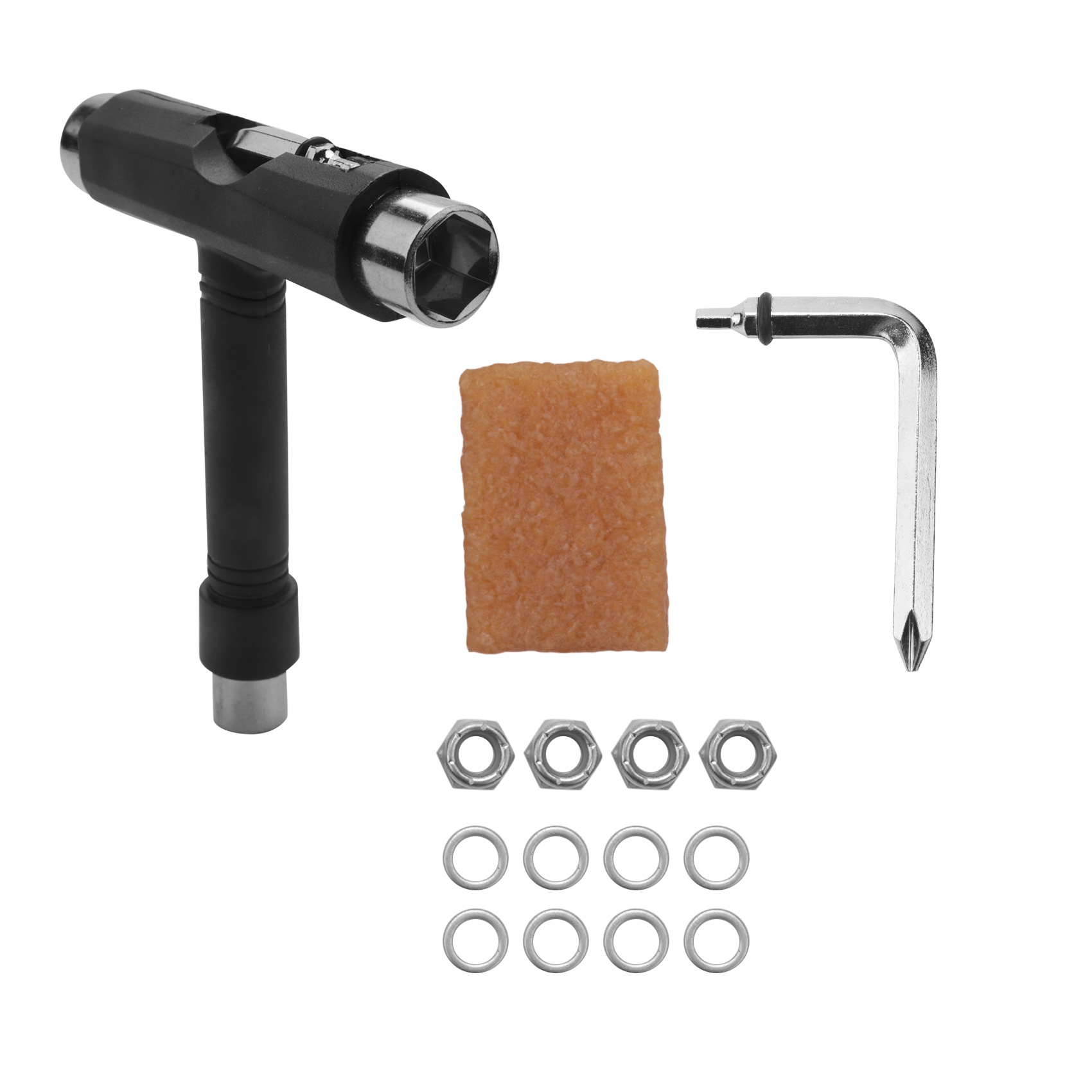 Skateboard Repair Tools Kit Multifunctional Skateboards Wrench T-Shape Roller Skate Wrench