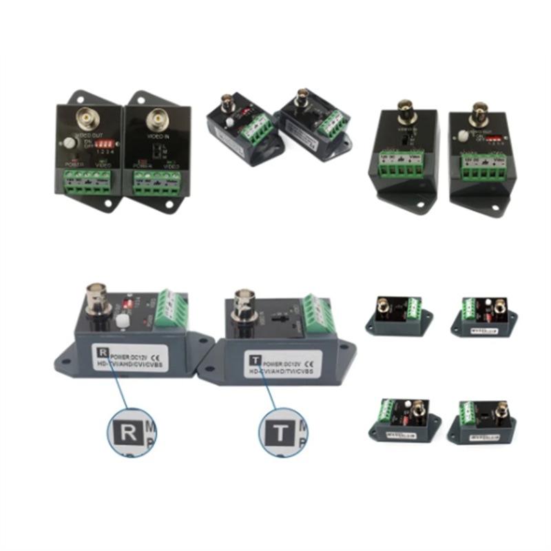 Single-Channel Active Video Balun for CCTV HD-TVI CVI AHD Active HD Video Transceiver Easy to Use. 