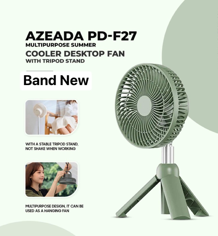 Azeada PD-F27 Multipurpose Fan with Tripod Stand. 