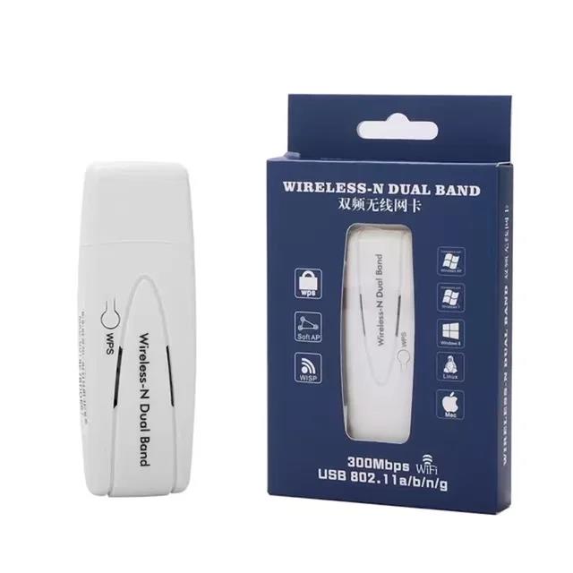 Using RT3572 chipset 300M wireless LAN adapter dual-band wireless card WiFi adapter Dongle For Kali Linux 2019 and Samsung TV. 