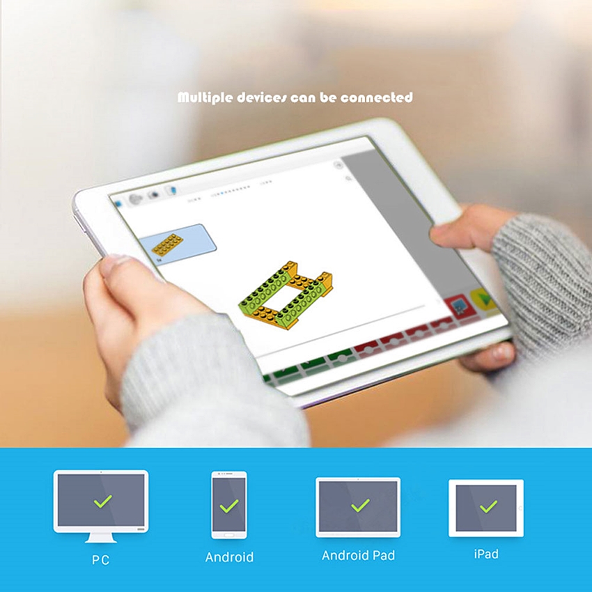 NEW Technical WeDo 2.0 Robotics Construction Set Building Blocks Bricks Compatible with 45300 We-Do 3.0 Educational DIY Toys KankongAgu. 