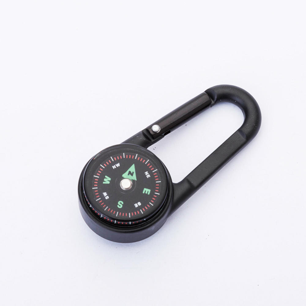 3 In 1 Guiding Thermometer Keyring Keychains Mini Compass   Clip 3 In 1 Guiding Thermometer Keyring Keychains Outdoor Hiking Camping Climbing Travelling Mountaineering Buckle Multi Functional Mountaineering Buckle. 