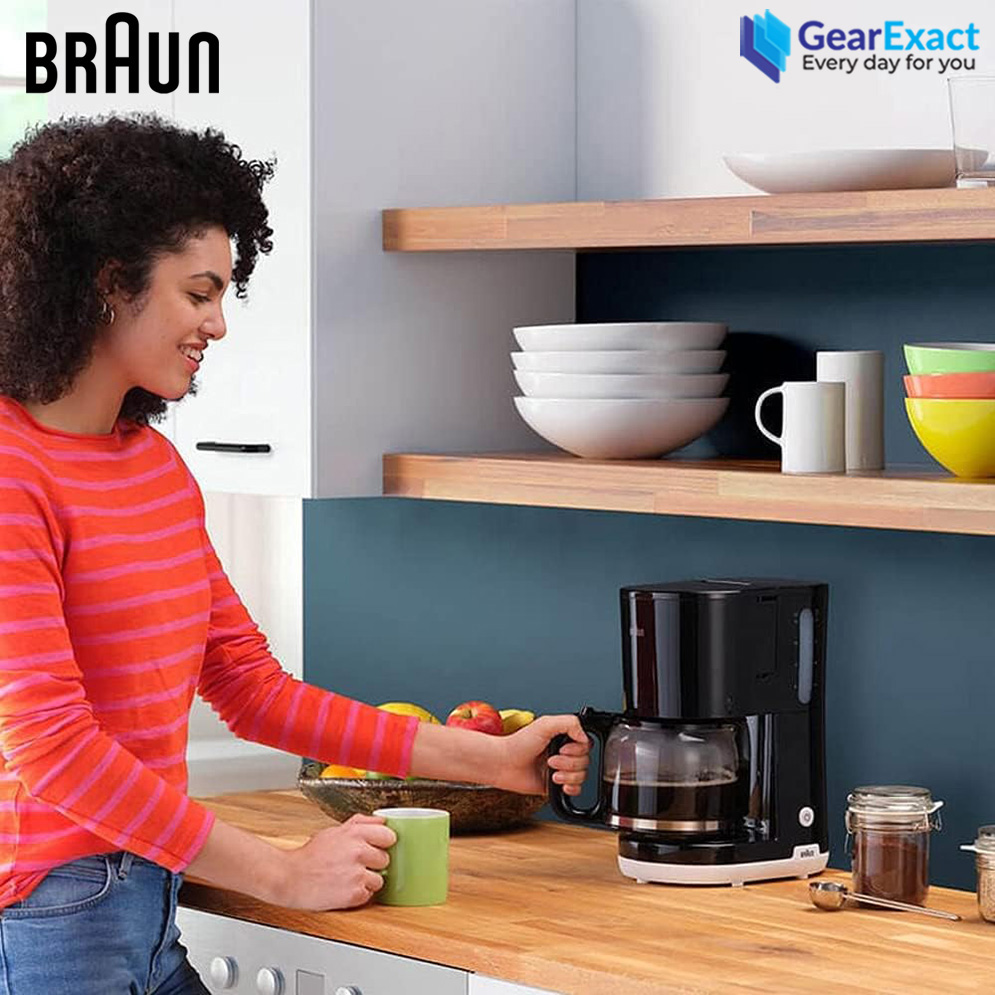 Braun KF1100 Filter Coffee Maker Breakfast 1 Aromacafe Optibrew System. 