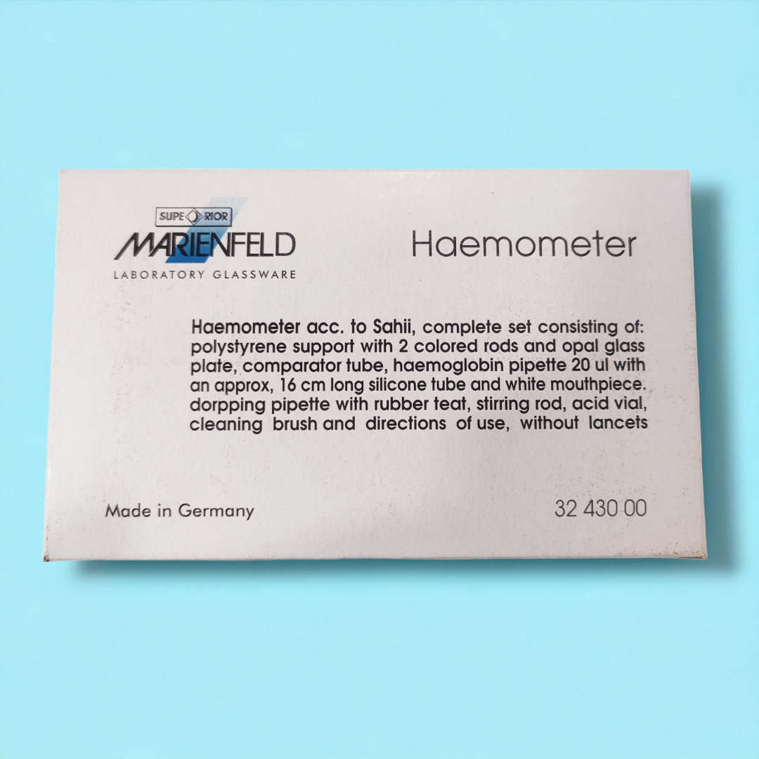 Haemometer Sahil Complete Set with Round HB Tube. 