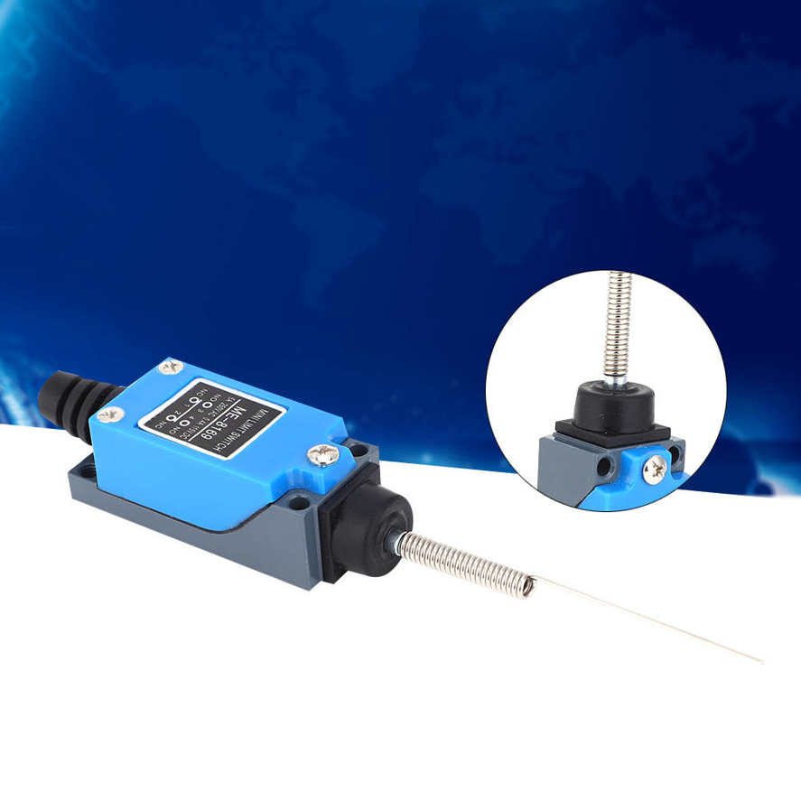 Mini Limit Switch ME-8169 Micro switch 250V 5A Flexible Coil Spring Arm. 
