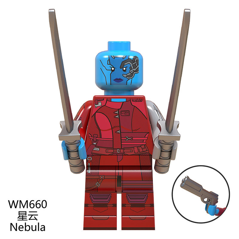 WM6056 Avengers 4 Movie Series Building Block Minifigure Eagle Eye Thor Building Block Children's Toy. 