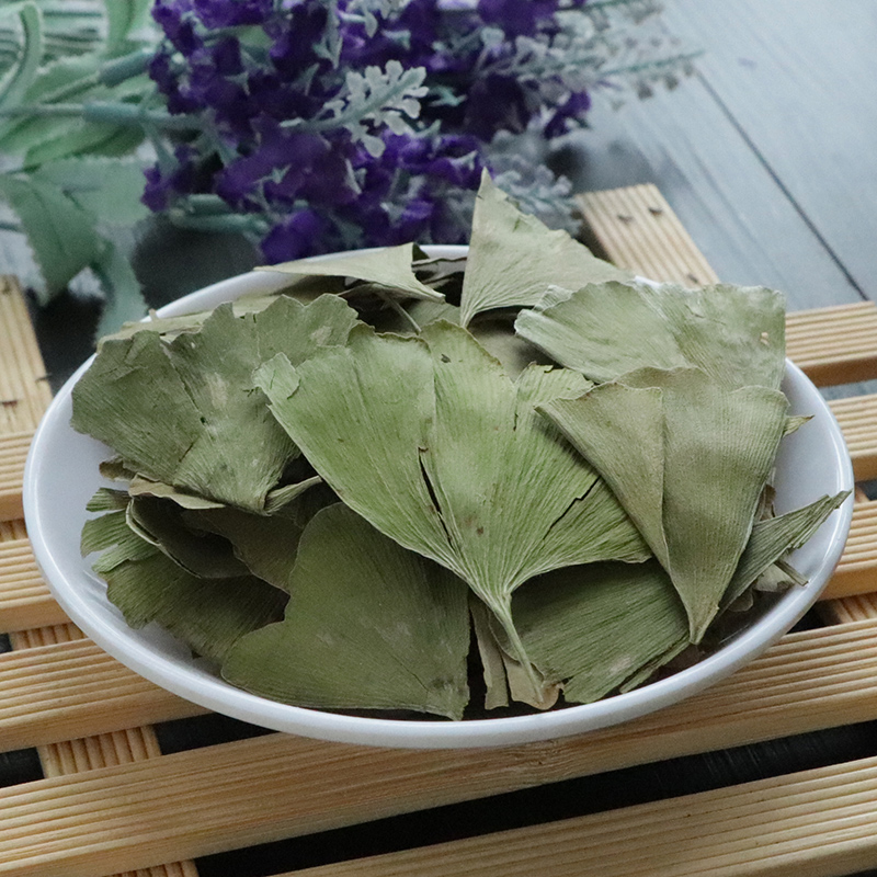 【iLoveyouso Store】Natural Dried Ginkgo Biloba Leaves Tea Chinese Ginkgo Herbal Green Leaves Gift Decoration. 