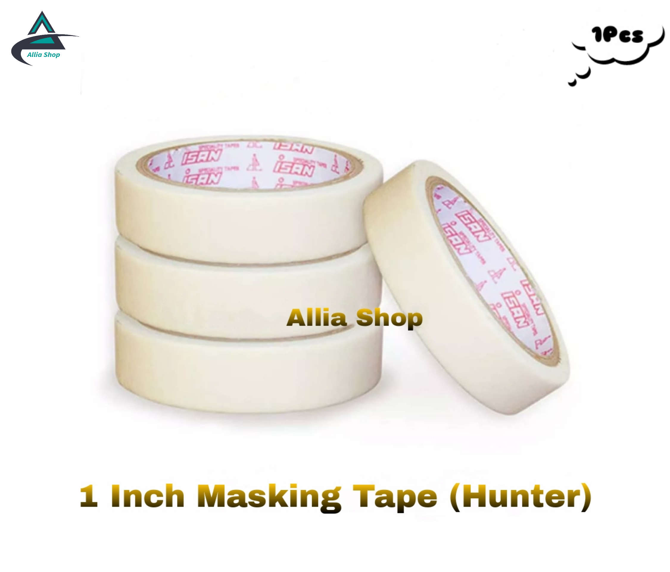 Masking Tape 0.5, 1, 2 Inch. 