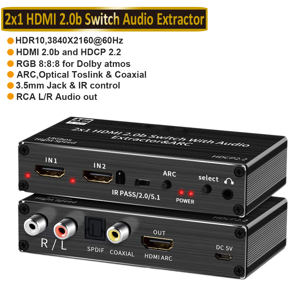 Entrada Hdmi Salida De Audio Hdmi Arc Adaptador Hdmi Arc Cable