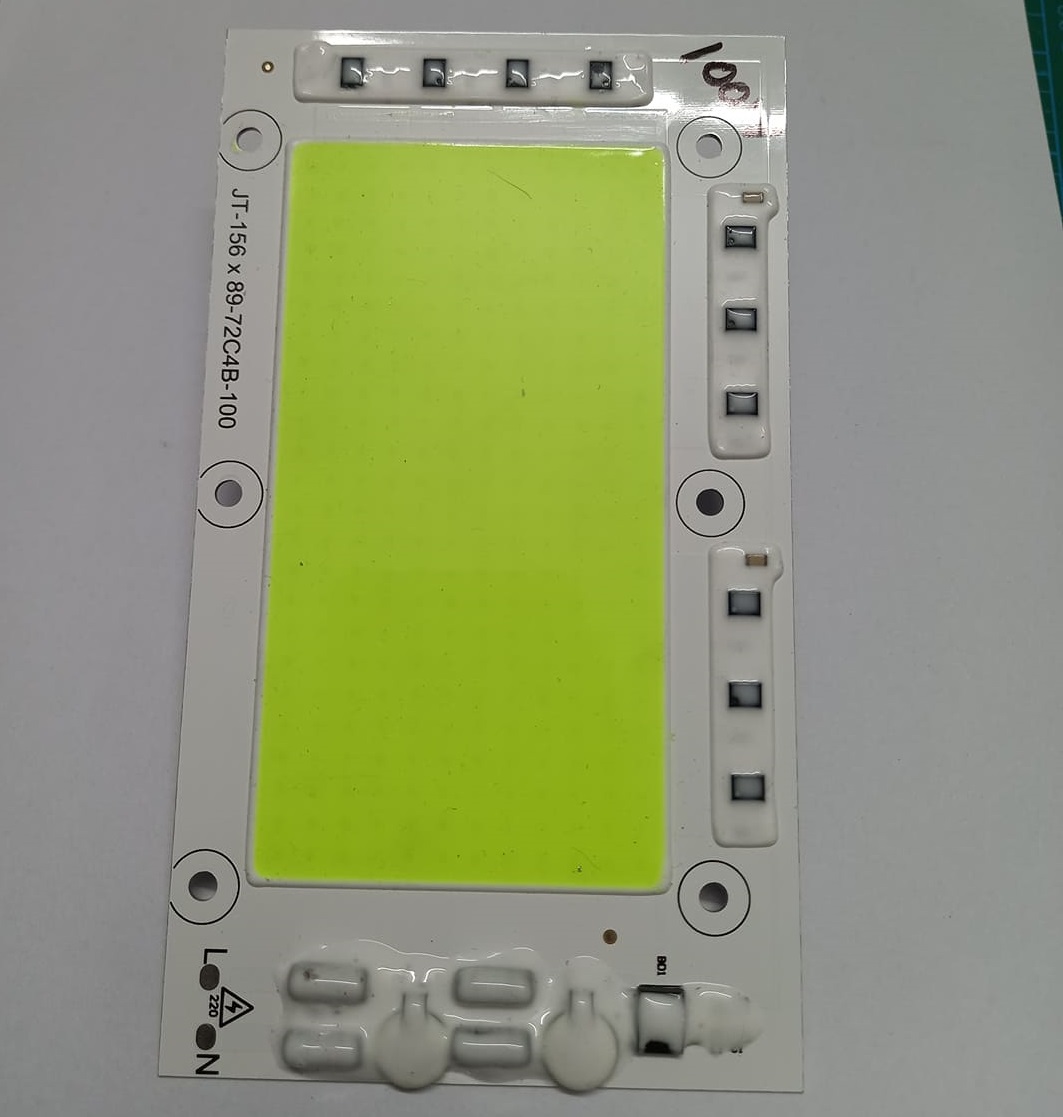 Green Color Jt-156X89-72C4B-100 100W Direct Ac 220V 100W Size 156X89Mm Cob Smd Led Light Chip Green Cob Led Light 220V Cob Led Light 100W Cob Light Cob Led Chip 220V Cob Led Chip 100W Light Bulbs - Dim Light. 
