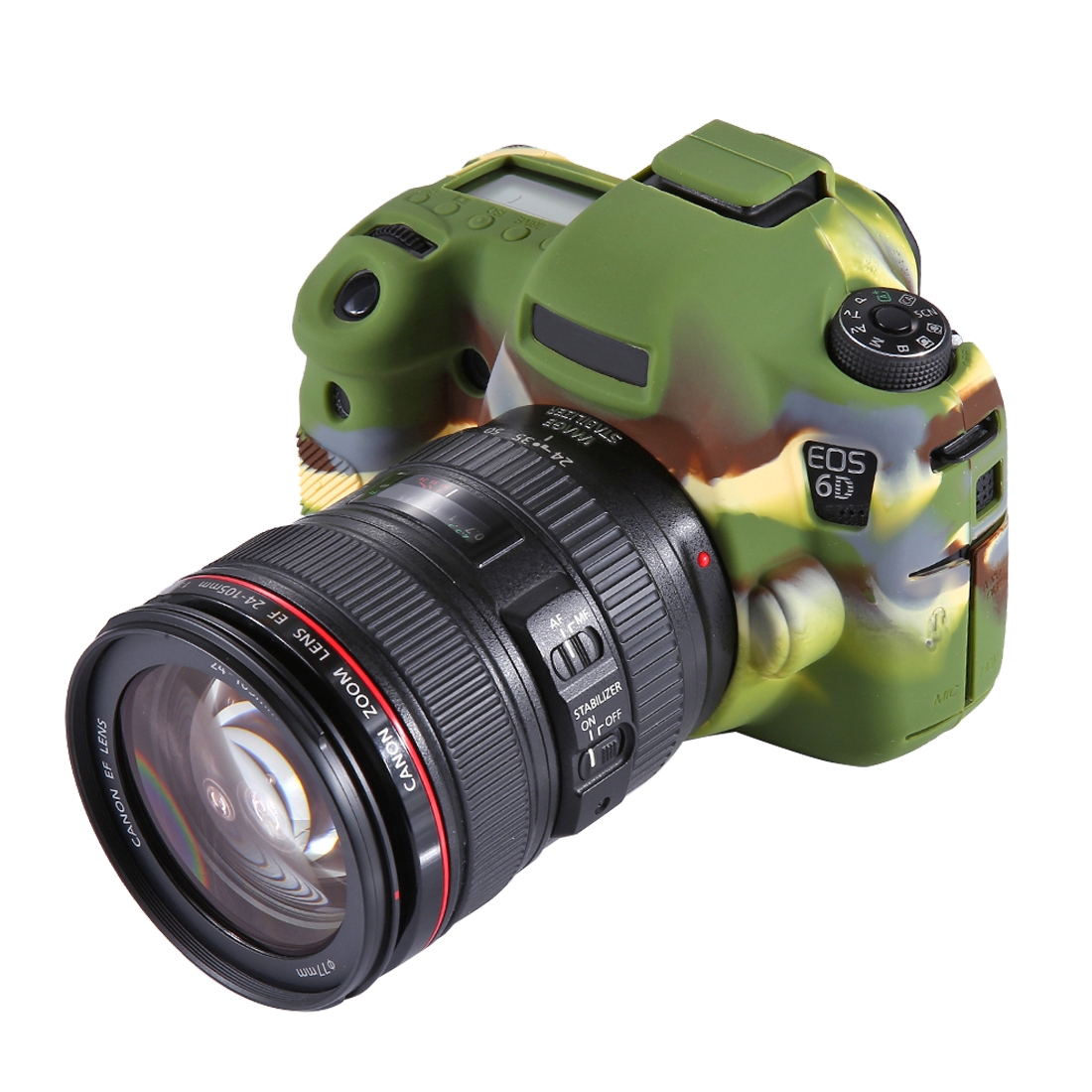 (New)PULUZ Soft Silicone Protective Case for Canon EOS 6D