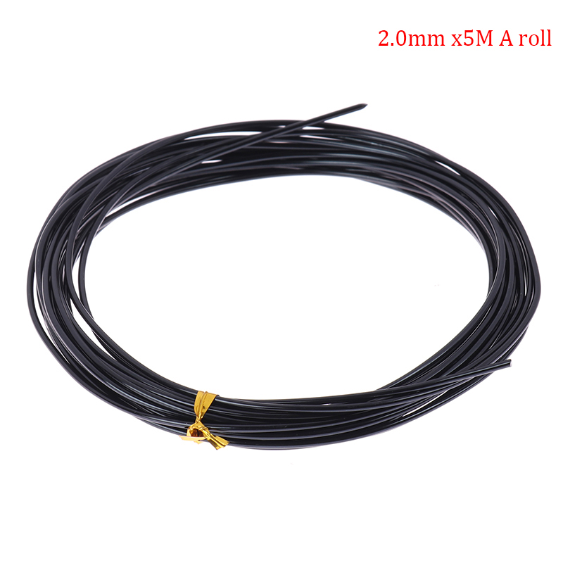 Anodzed Alumnum Bonsa Tranng Wre 5-Sze Set-1.0Mm,1.5Mm,2.0Mm,2