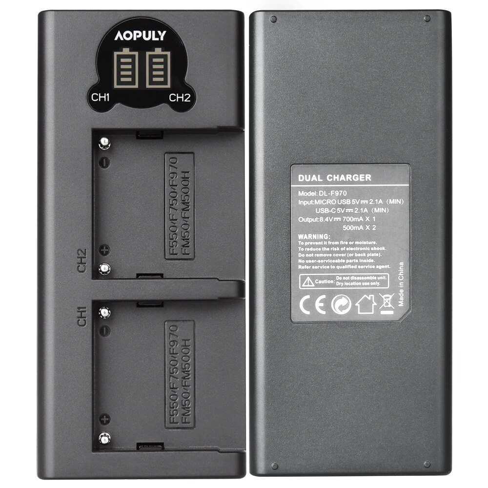 AOPULY Battery Charger NP-FM50 NP FM50 Camera Battery LCD USB Charger For Sony Alpha A100 DSLR-A100 A100K CCD-TRV408 DCR-PC105. 