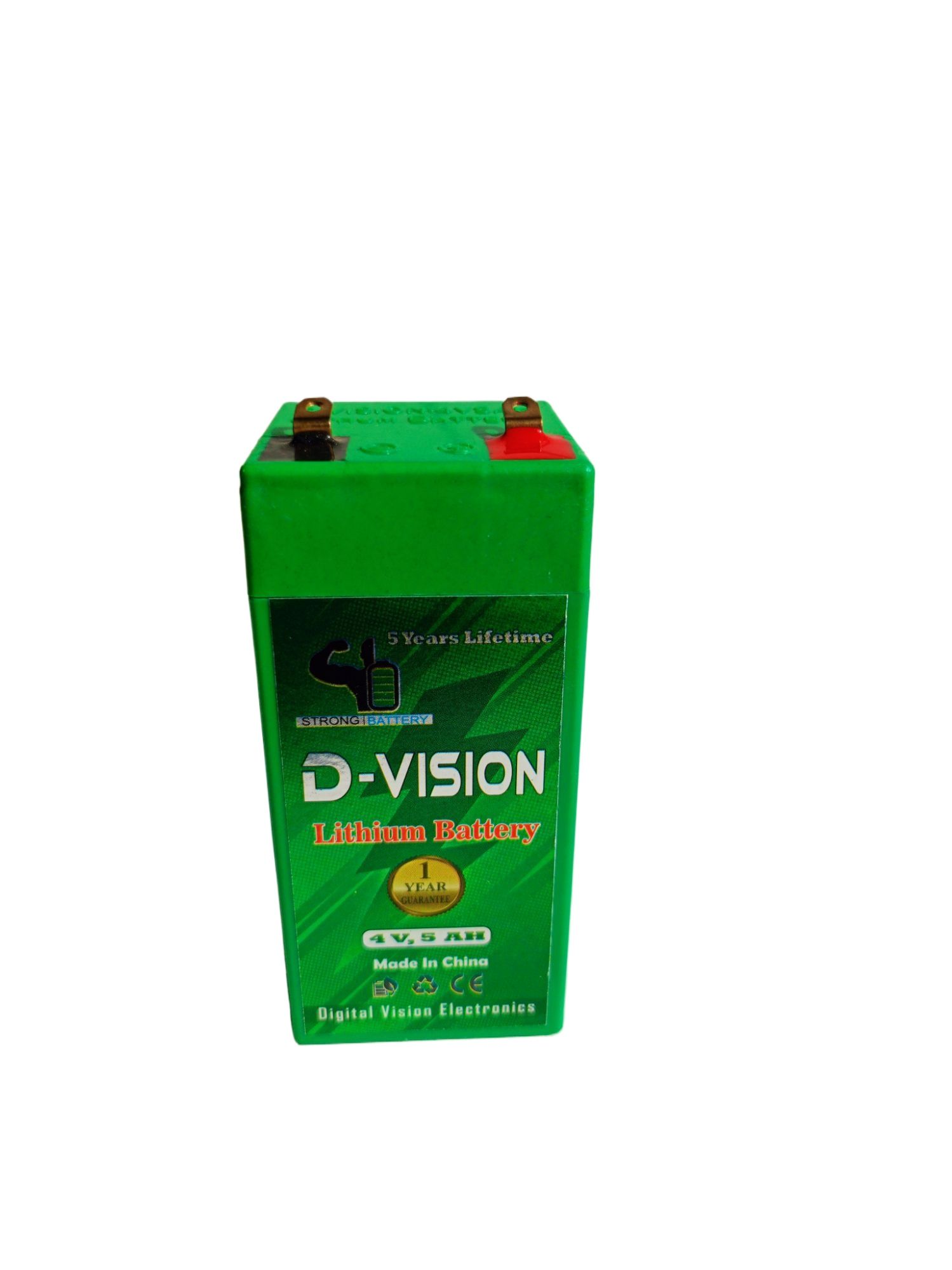 4 Volt 5ah battery D vision Lithium-ion battery. BMS Production with 1 Years Guarantee. 
