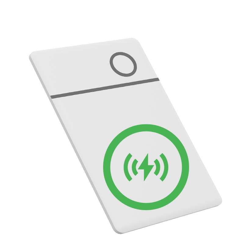 Wireless Charing iCard Bluetooth Global Position Tracker Based on Apple Find My Smart Card Locator Wallet Tag Finder Siri Voice. 