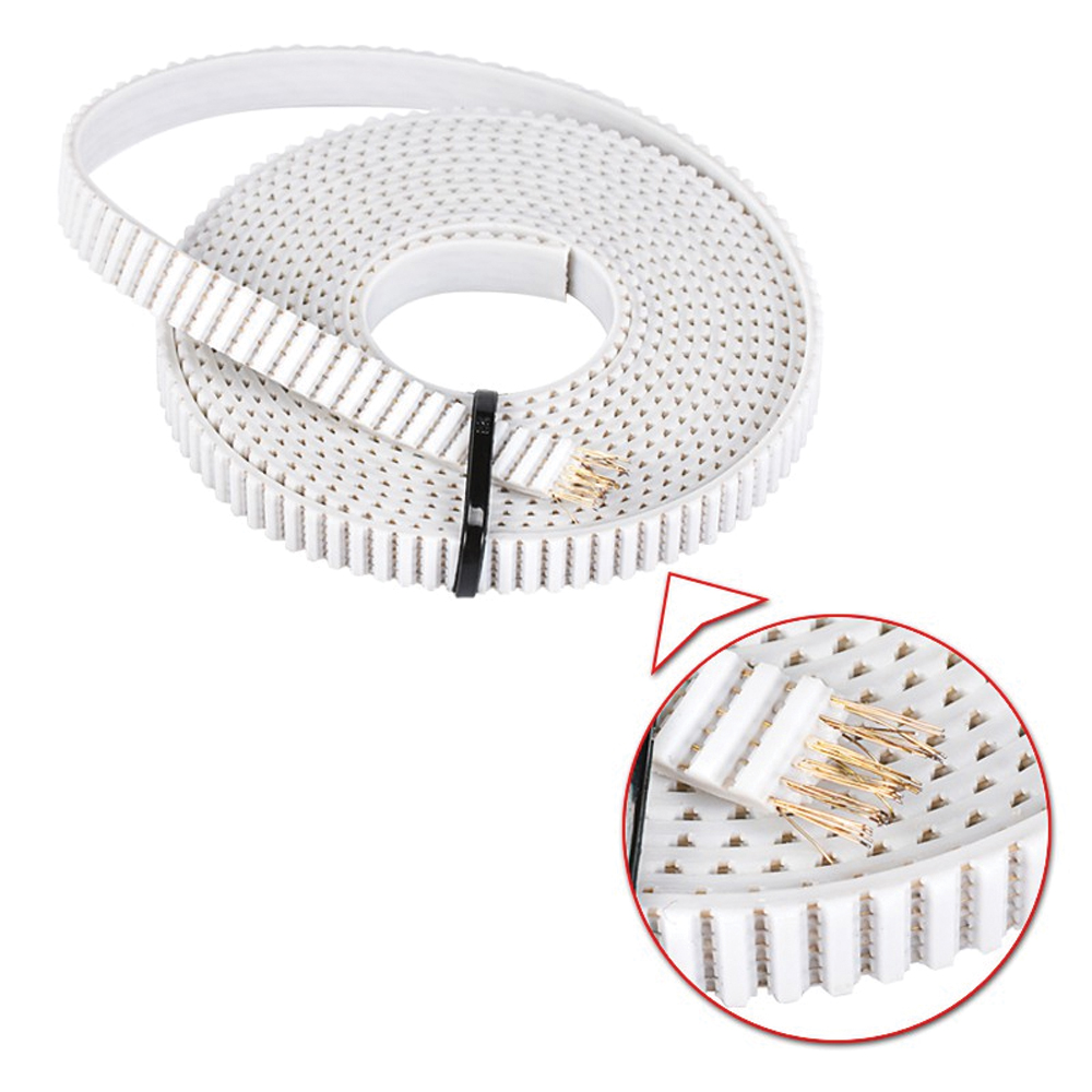 Pu With Steel Core Gt2 Belt 2Gt Timing Belt Width 6Mm 1M For 3D Printer Parts Anti-Wear Reinforce Open Belt. 