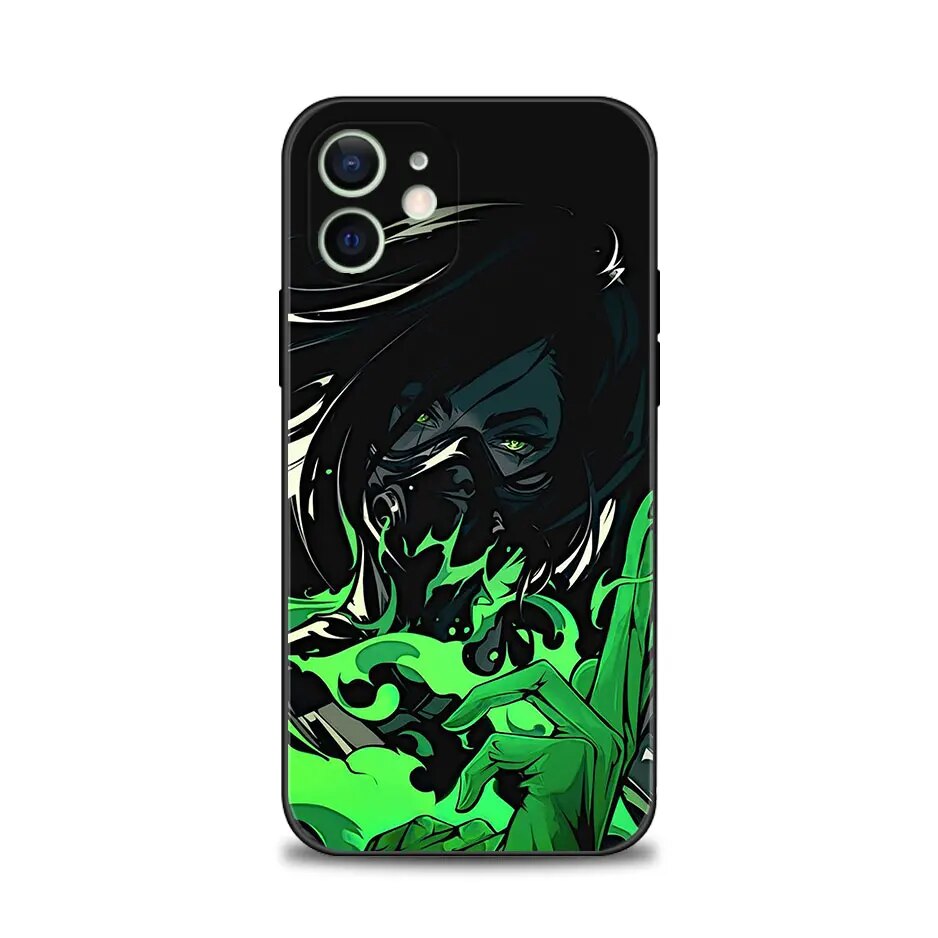 Valorant Game Character Art Phone Case For Apple iPhone 15 14 13 11 12 Pro Max XR X 8 7 Plus XS 13mini SE Cover. 