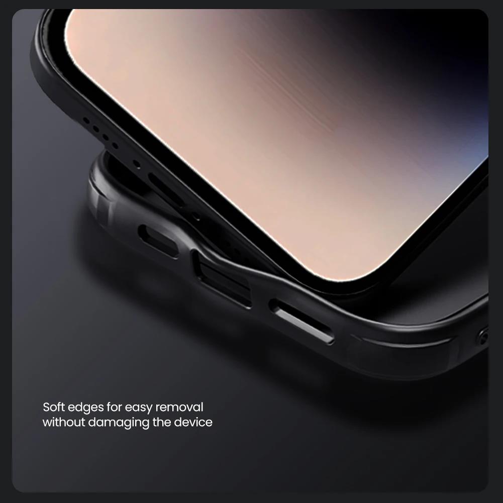 For iPhone 16 Pro Max / 16 Pro Case Nillkin Slide Lens Protection Bumper Camera Protection Back Cover for iPhone 16 Pro Max. 