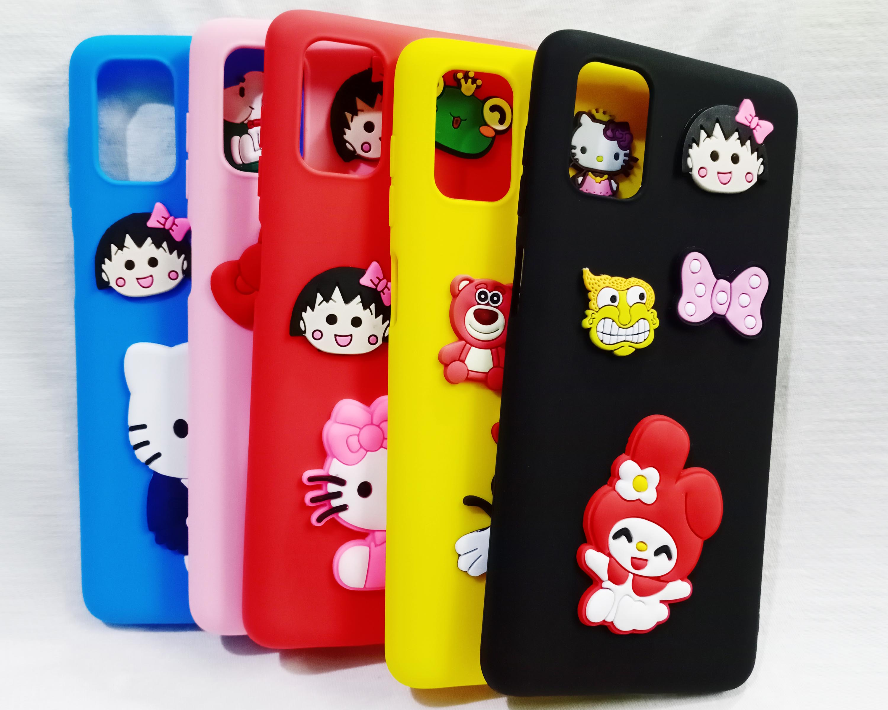 Samsung Galaxy M51 - Hello Kitty High Quality 3D Rubber Made Cute Cartoon Lovely Unique Design Soft Ladies Cover