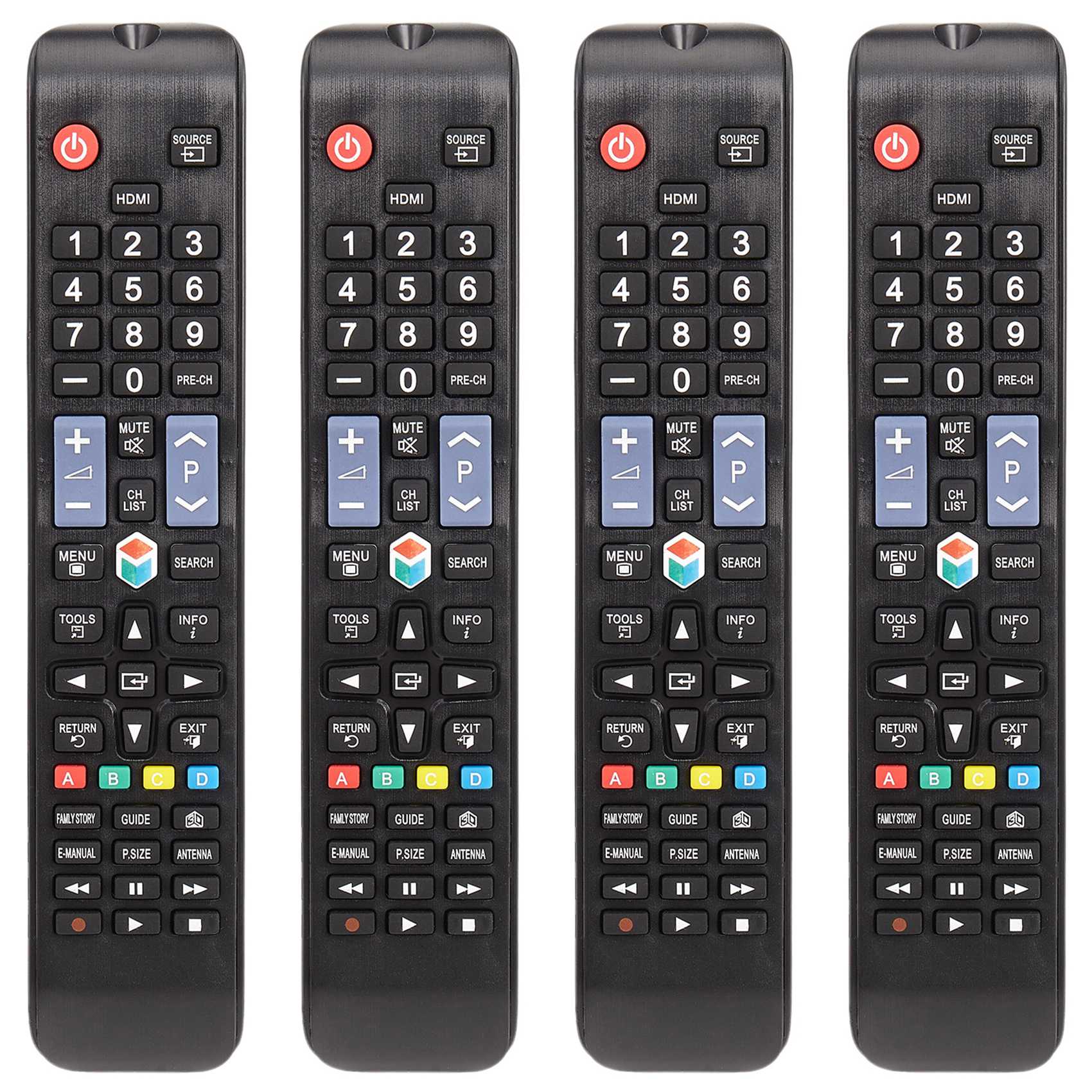 4X Guality for SAMSUNG AA59-00594A Smart TV 3D Remote Control AA59-00581A AA59-00582A AA59-00638A