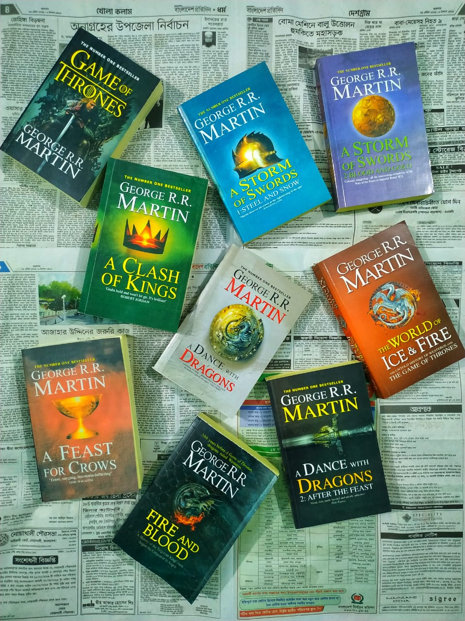 Game of Thrones books Series (collection9 books) by RR Martin: Buy Online  at Best Prices in Bangladesh | Daraz.com.bd