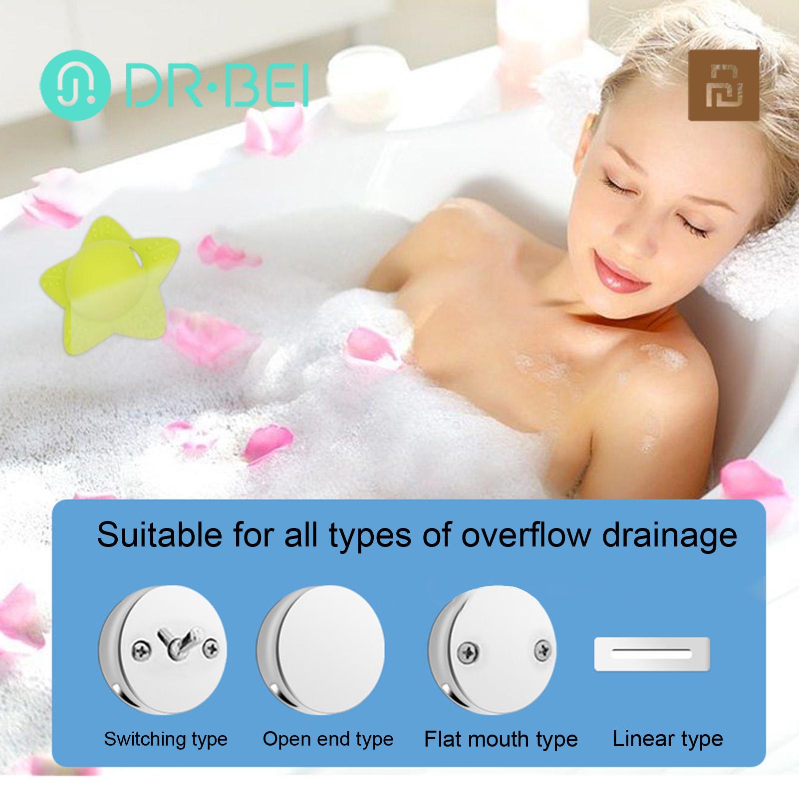 DR BEI Tub Drain Stopper Hole Design Bath Tub Overflow Drain Cover. 