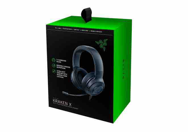 Razer Kraken X - 7.1 Wired Gaming Headset - White