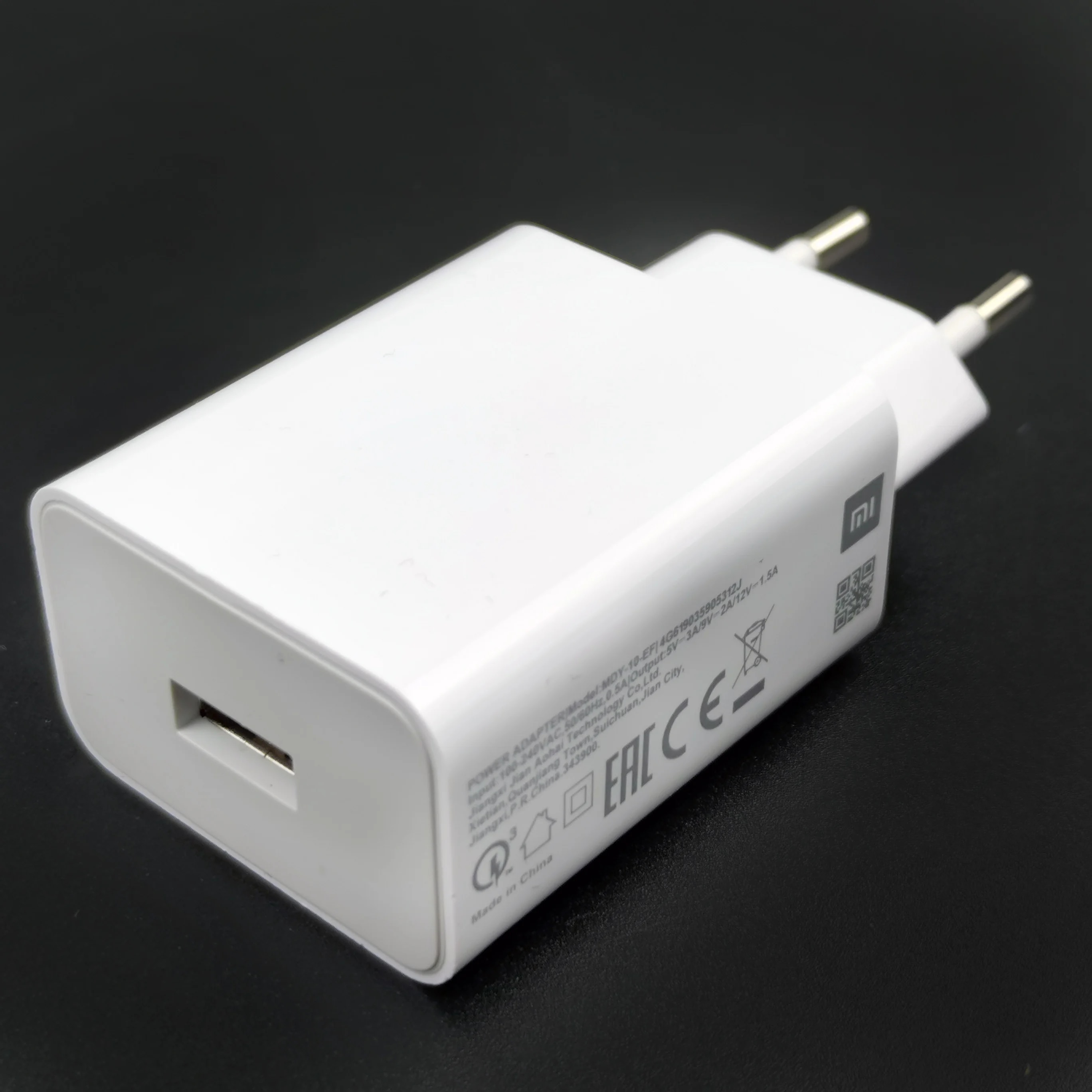 Redmi Note 9 Pro Charger Original XiaoMi 18W QC 3.0 Fast EU Charging Wall Adapter For Mi 9 Se 8 6 RedMi Note 8 9 10 Usb Type C. 