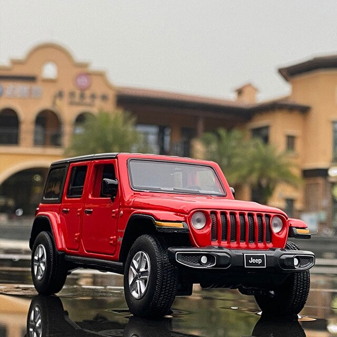 1:32 Jeep Wrangler Sahara Die-Cast Vehicles Alloy Model Car Toys For Gift Collection