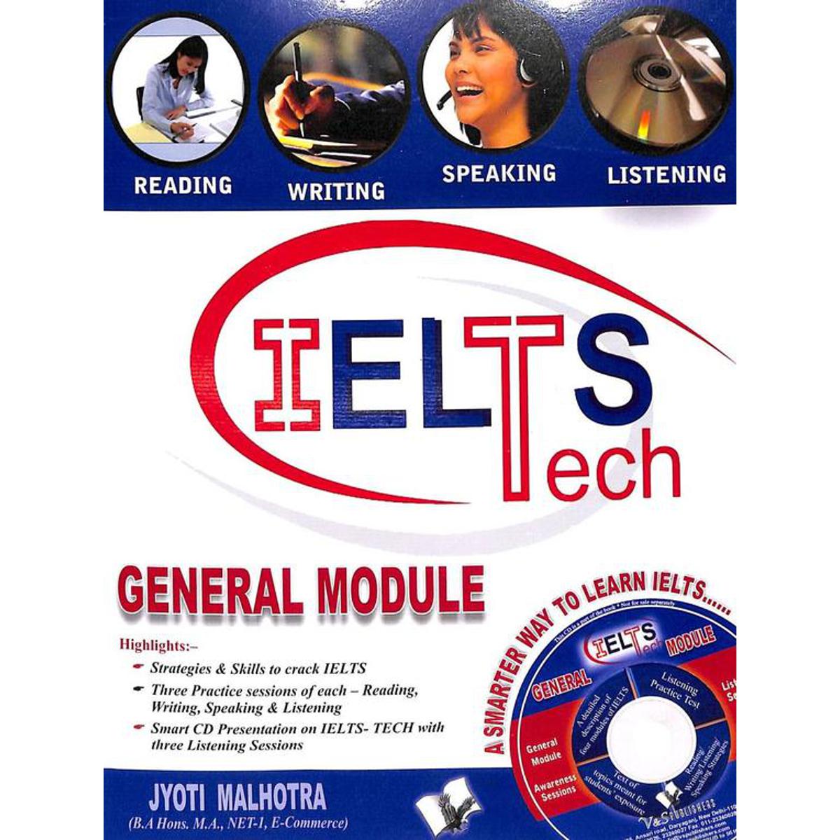IELTS TECH – GENERAL MODULE by Jyoti Malhotra With CD