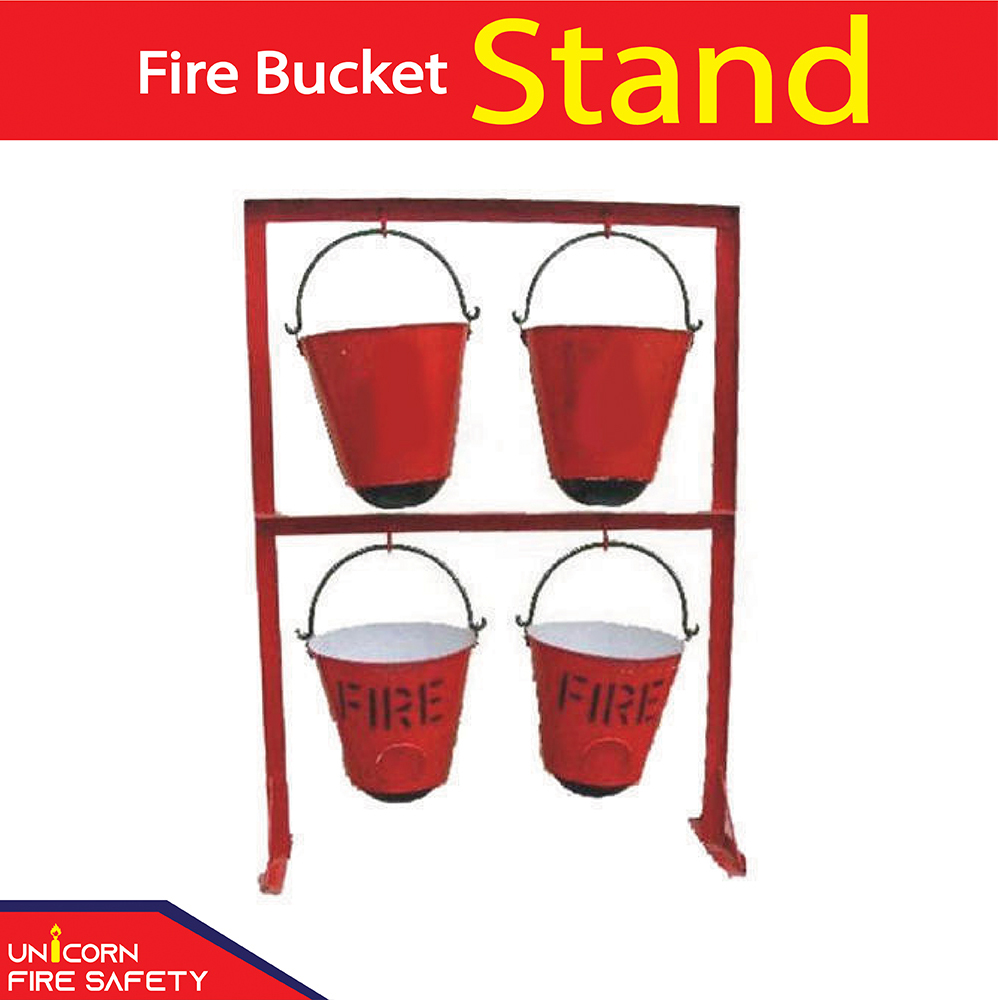 Fire Bucket Stand- Red