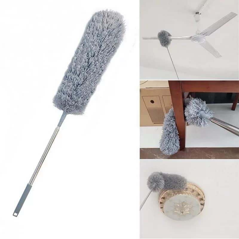 Adjustable Microfiber Duster Stretch Extend Telescopic Feather Duster Home Car Furniture Cleaning Tools Book Cleaner