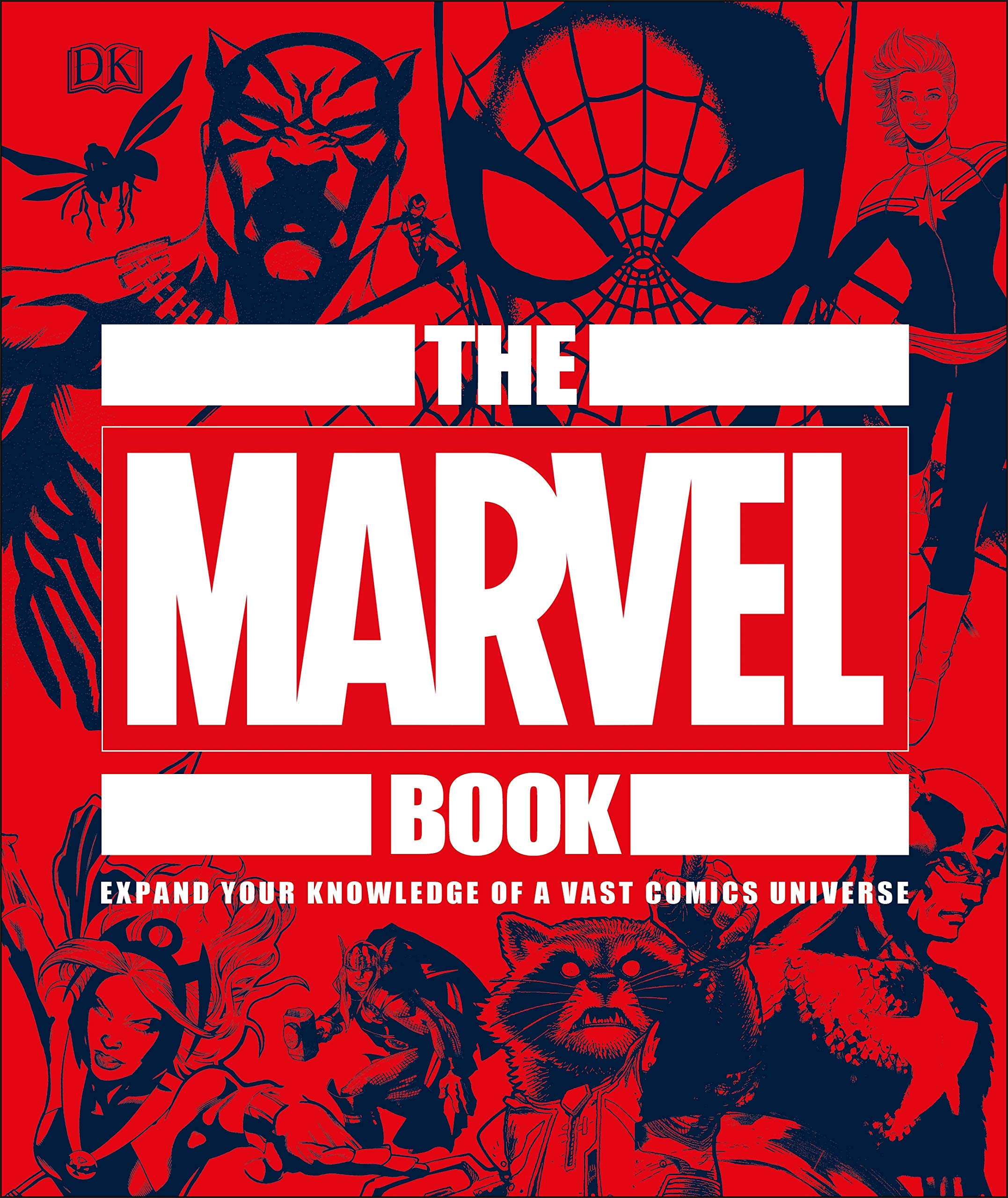 The Marvel Book: Expand Your Knowledge Of A Vast Comics Universe by DK (Hardcover Colour). 