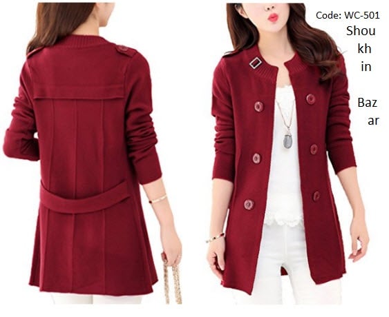 new jacket red colour